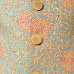 Sage Green and Pink Designer Brocade Achkan | Elegant Ethnic Wear | Jaipurio